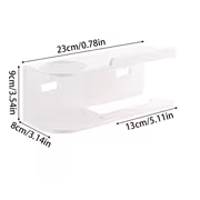 1pc Wall Mounted Paper Towel Holder, Toilet Fragrance Storage Rack, Multifunctional Storage Rack, Paper Roll Holder, Suitable for Kitchen and Bathroom, Bathroom Accessories - Image 9