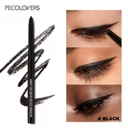 5pcs Waterproof Black Eyeliner Gel Pencil Lasting Natural Soft Smooth Easy Wear Matte Quick Drying Non-Smudge Eye Liner Gel Pen Makeup - Image 5