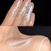 Flower Snow Burst Glitter Highlighter Powder-Soft Is a Lightweight, Shimmering Pat Powder That Adds a Sparkling Finish to Both Face and Body-including Collarbones, Skin, Hair, and Clothing. It Provides a Sheer Wash of Light-reflecting Coverage - Image 5