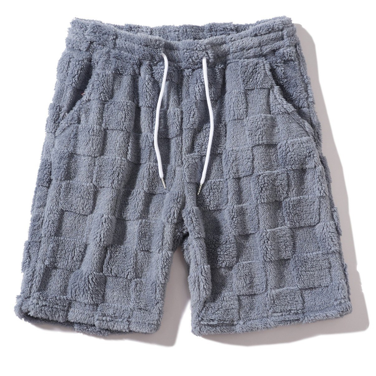 Straight-leg Plaid Mens Athletic Shorts - Image 7