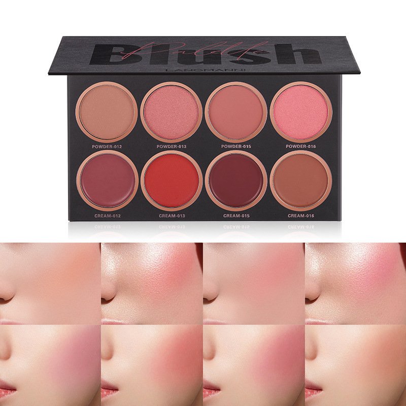 Makeup Eight-color Blush High Disc Brighten Skin Tone - Image 3
