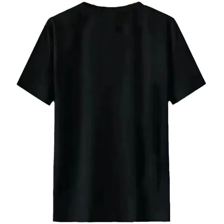 Summer Ice Silk Short Sleeve T-shirt Men - Image 6