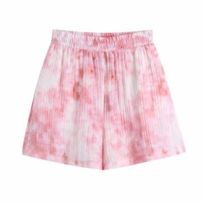 Tie dyePrinted Street Hipster Fashion High Waist Slim Shorts