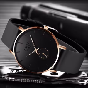 LIGE Classic Quartz Watch with Fashionable and Simple Design, Lightweight/ Easy to Carry, Ideal Gift Choice Suitable for Both Men and Women
