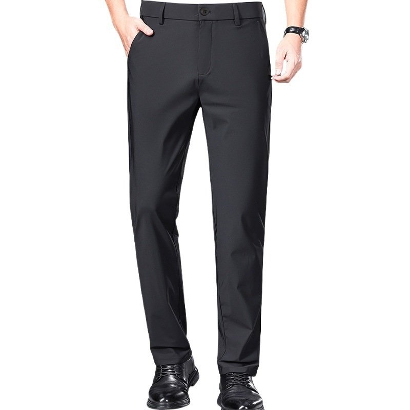 Straight-leg Stretch Mens Casual Dress Pants - Image 7