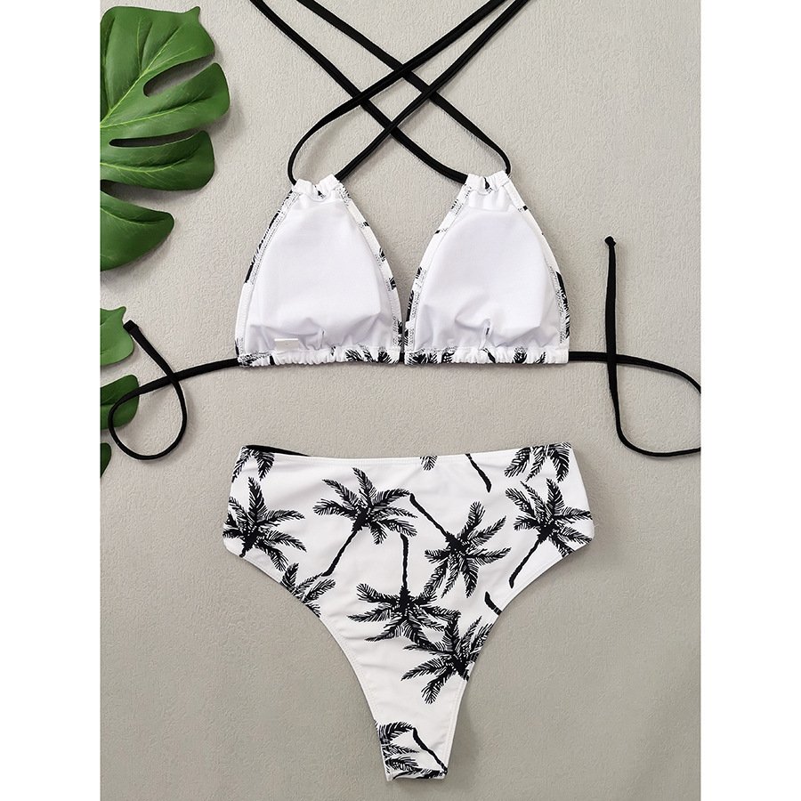 Coconut Print Bikini Womens Swimwear - Image 7