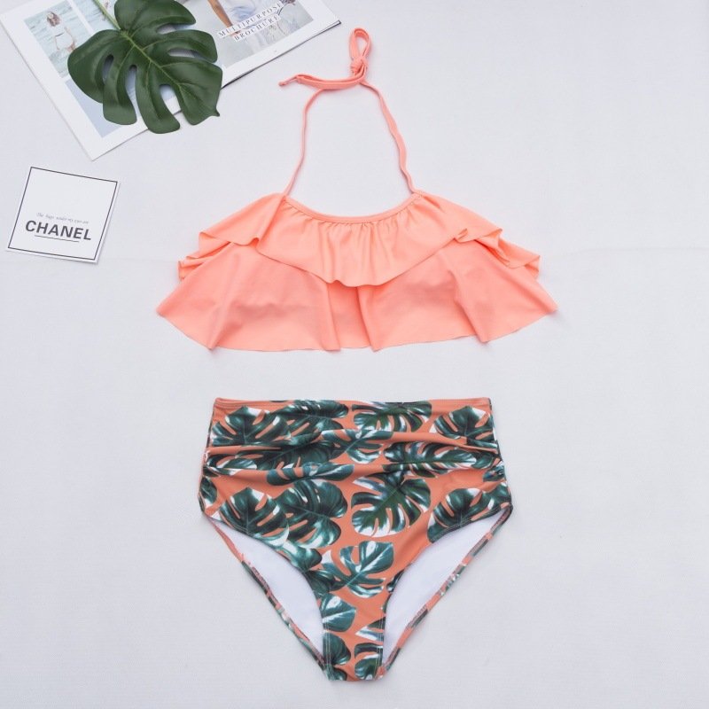Sexy Fashion Multicolor Split Bikini Swimsuit - Image 3