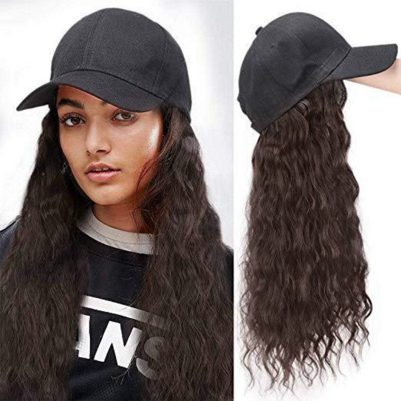 Wig female long curly hair water ripple long hair - Image 2