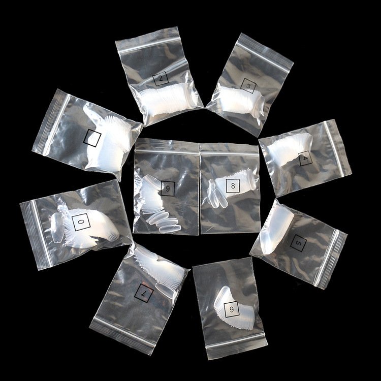 500 transparent natural fake nails - Image 2