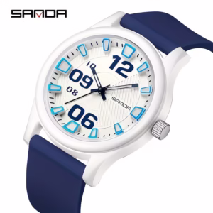 SANDA Men'S Fashion Sports Watch, 50 Meter Waterproof, Easy Leisure Timepiece for Youth, Ideal Gift for Festivals