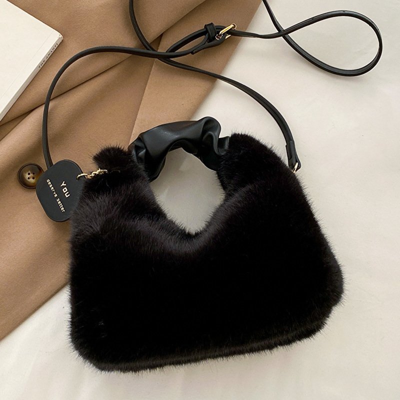 Winter Tote Cute Plush Women - Image 6