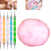 Nail Art Palette And Brush 22pcs/SET Design Tip Painting Drawing Display Carving Dotting Pen Acrylic Gel Polish DIY Manicure Set Tools - Image 5