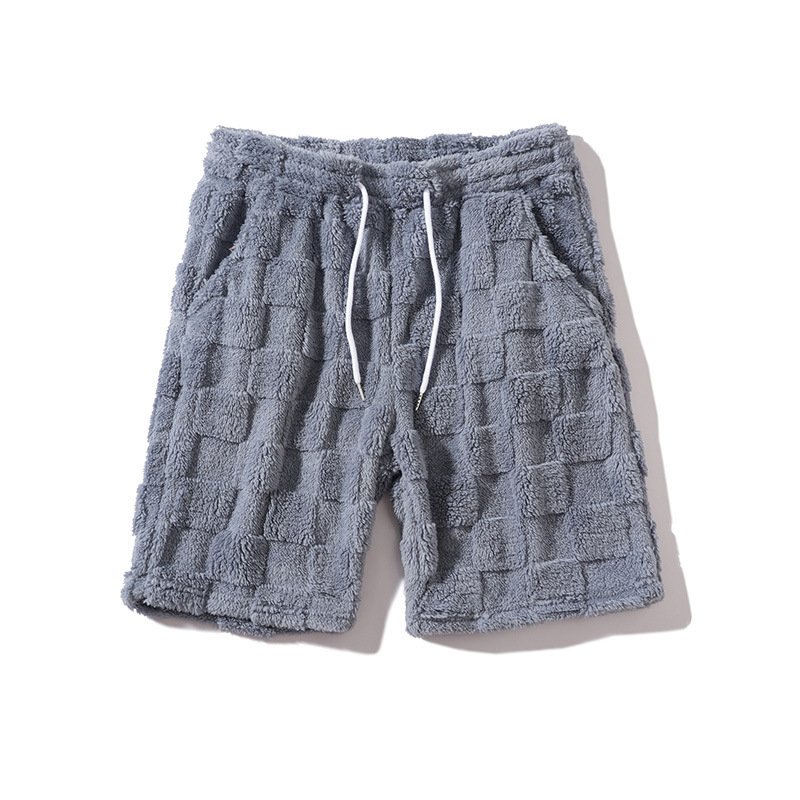 Straight-leg Plaid Mens Athletic Shorts - Image 8