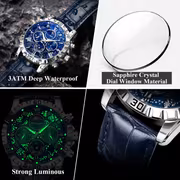 POEDAGAR New Waterproof Luminous Calendar Ultra-Thin Men'S Watches Fashion Trend Youth Leisure Elegant Easy Timing Quartz Wristwatches - Image 4