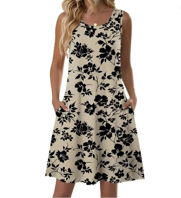 Summer Casual Resort-style Slip Dress - Image 7