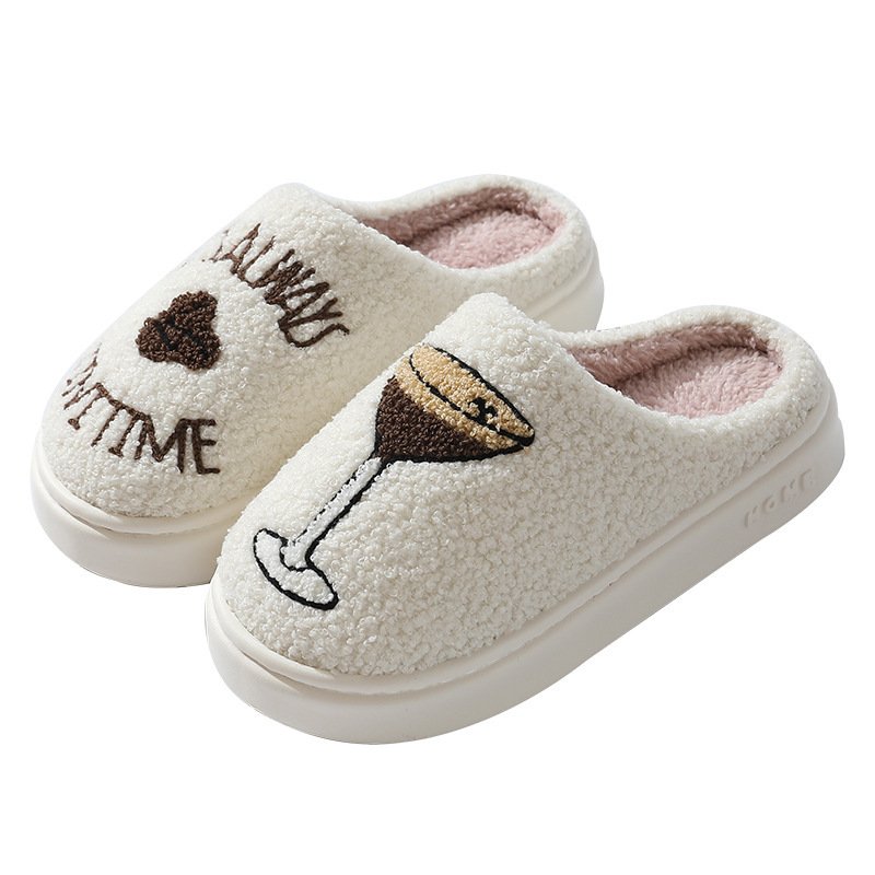 Couples Thick-soled Warm Cotton Slippers - Image 5