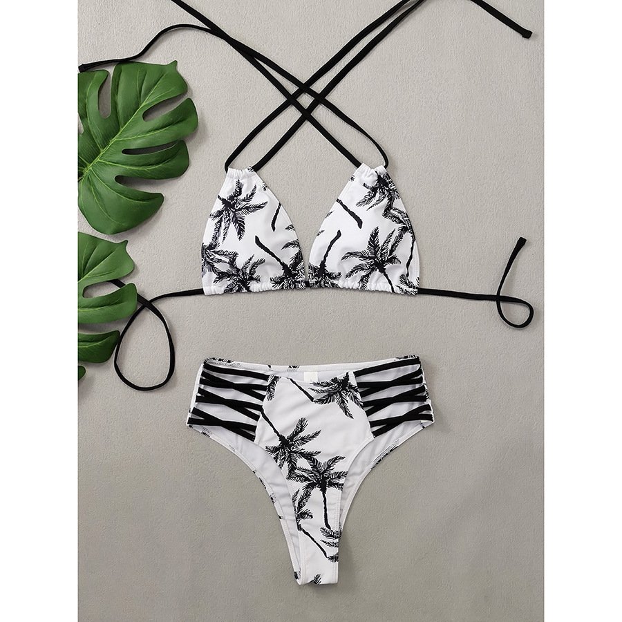 Coconut Print Bikini Womens Swimwear - Image 5
