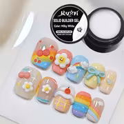 KUFI 3D Sculpting Nail Gel Suitable for DIY Nail Art, Transparent Solid Building Gel for 3D Nail Extensions, Anti-Stick Hand Extension Gel for Shaping & Carving, Professional Sculpting Gel for, - Nail Decoration - Image 5