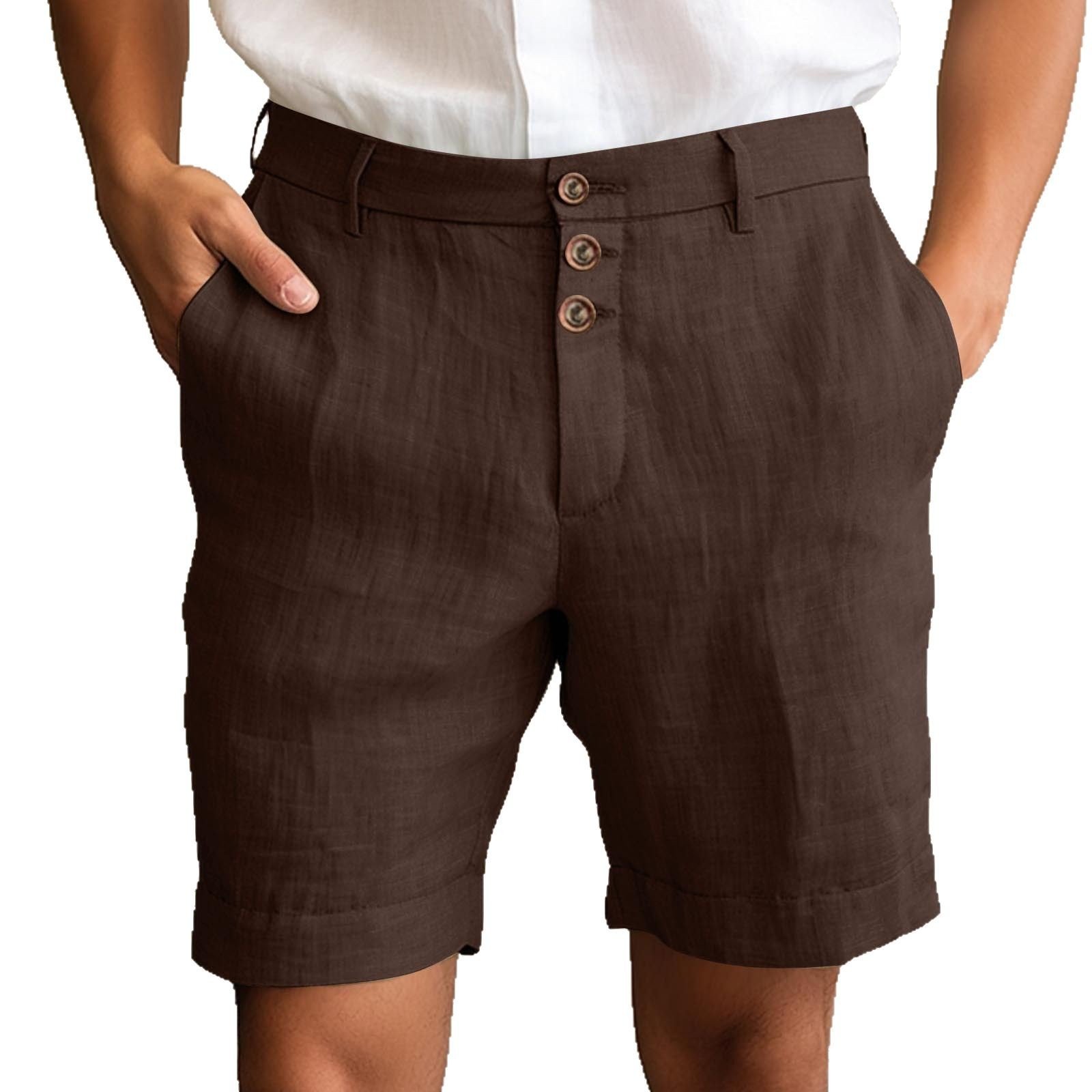 Comfortable And Breathable Cotton-blend Shorts For Leisure And Vacation - Image 7