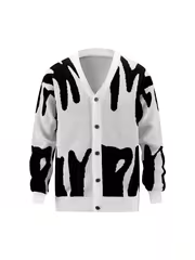 Men's Knitted Cardigan 2025 Spring New V-Neck Long Sleeve Button-Decorated Sweater Jacket - Image 8