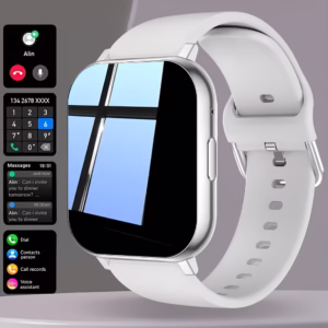 New Smart Watch, Suitable for Both Men And Women | Valentine'S Day Gift - Wireless Calls/Sms/Multiple Sports Modes/Remote Camera Control/Fitness Tracker, Compatible with Iphone And Android, USB Charging, Silicone Strap, Smart Interconnection
