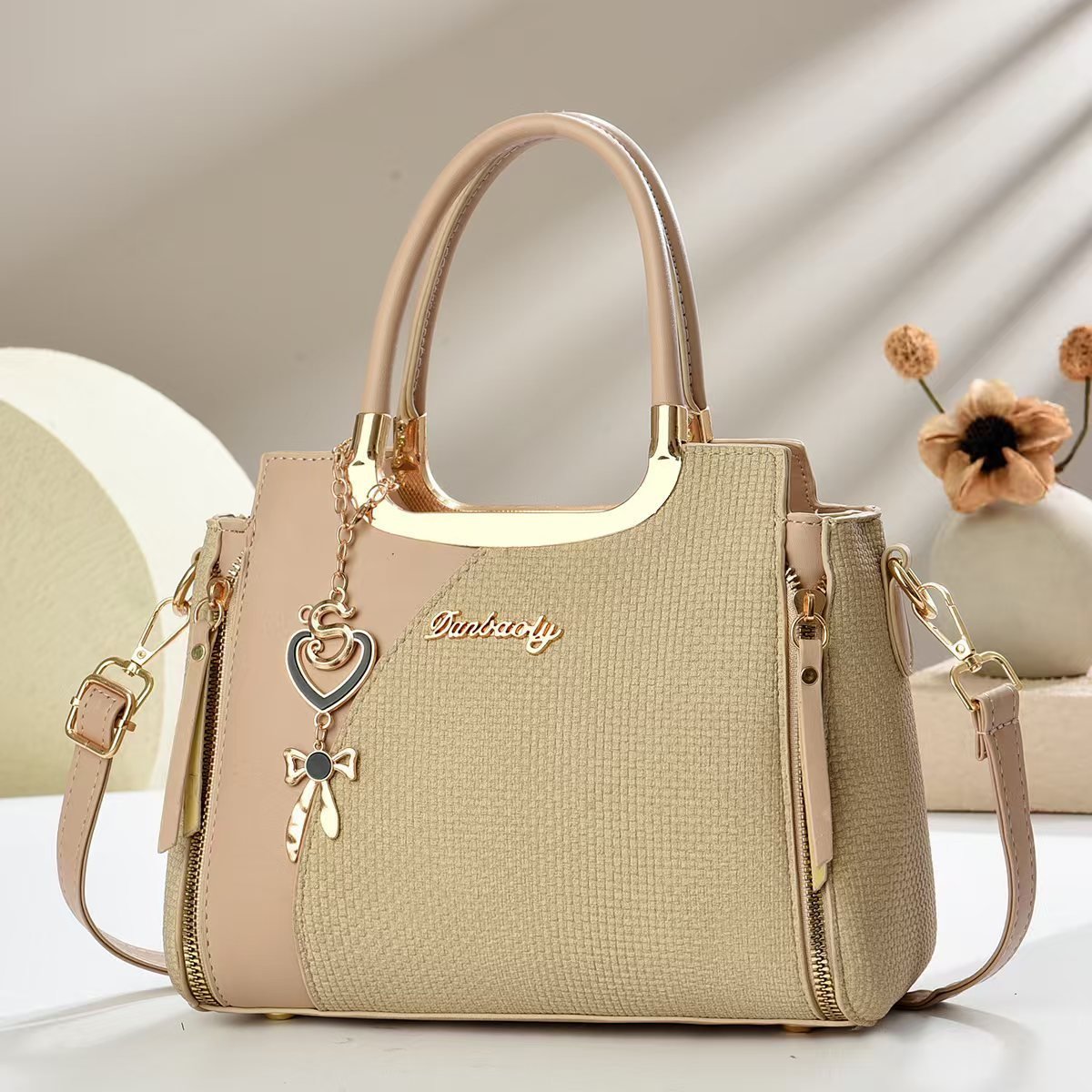 Crossbody Small Square Bag Chic Handheld Tote Shoulder - Image 2