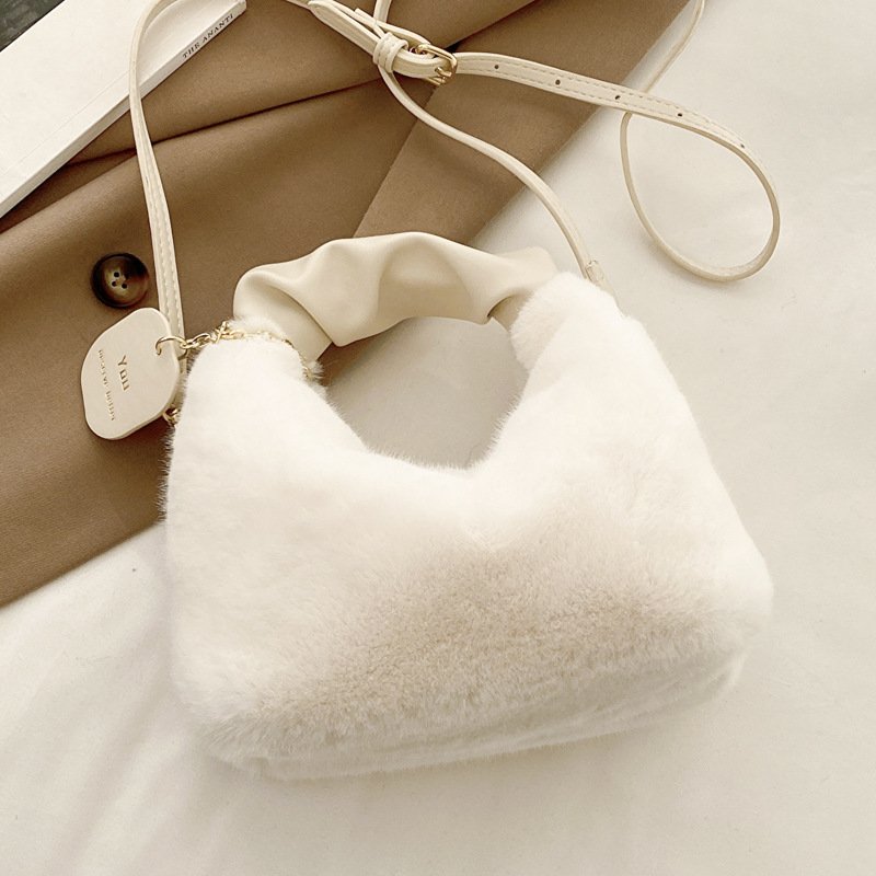 Winter Tote Cute Plush Women - Image 5
