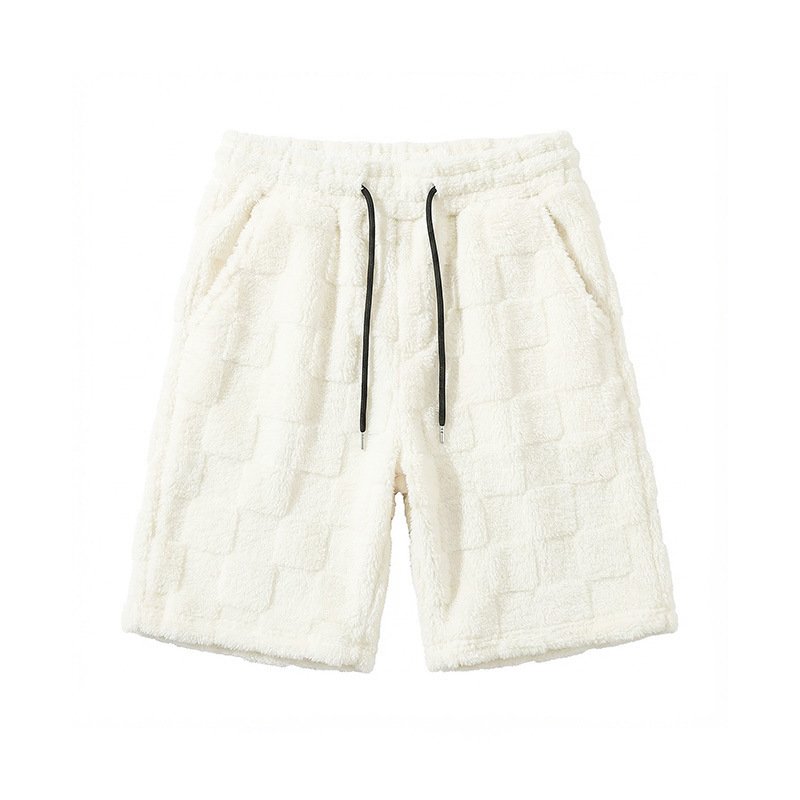 Straight-leg Plaid Mens Athletic Shorts - Image 5