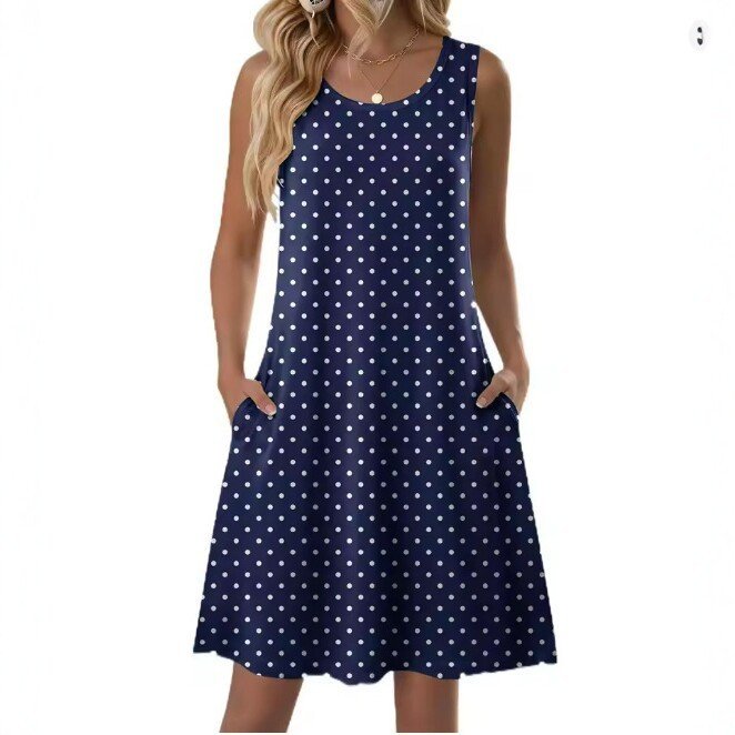 Summer Casual Resort-style Slip Dress - Image 5