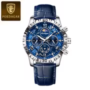 POEDAGAR New Waterproof Luminous Calendar Ultra-Thin Men'S Watches Fashion Trend Youth Leisure Elegant Easy Timing Quartz Wristwatches - Image 8