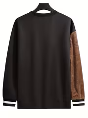 Men's Long Sleeve Crew Neck Sweatshirt, New Autumn/Winter Style, Bear Design, Casual Loose Fit Top - Image 2