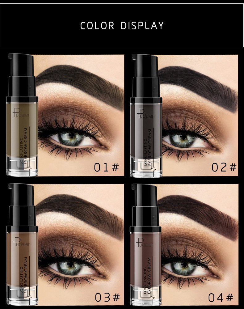 Nude Makeup Natural Waterproof Dye Eyebrow Cream - Image 4