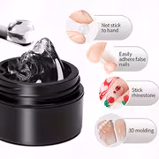 KUFI 3D Sculpting Nail Gel Suitable for DIY Nail Art, Transparent Solid Building Gel for 3D Nail Extensions, Anti-Stick Hand Extension Gel for Shaping & Carving, Professional Sculpting Gel for, - Nail Decoration - Image 8
