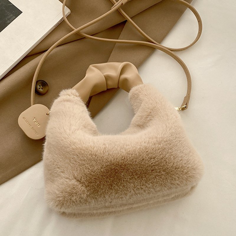 Winter Tote Cute Plush Women - Image 2
