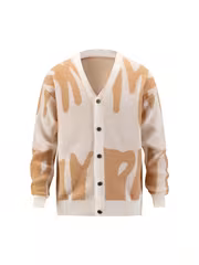 Men's Knitted Cardigan 2025 Spring New V-Neck Long Sleeve Button-Decorated Sweater Jacket - Image 7