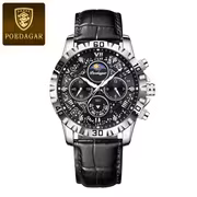 POEDAGAR New Waterproof Luminous Calendar Ultra-Thin Men'S Watches Fashion Trend Youth Leisure Elegant Easy Timing Quartz Wristwatches - Image 9