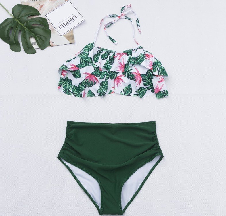 Sexy Fashion Multicolor Split Bikini Swimsuit - Image 4