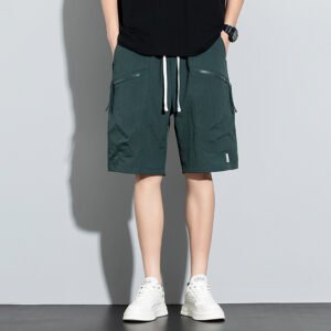Men's Thin Loose-Fit Straight-Leg Casual Workshorts