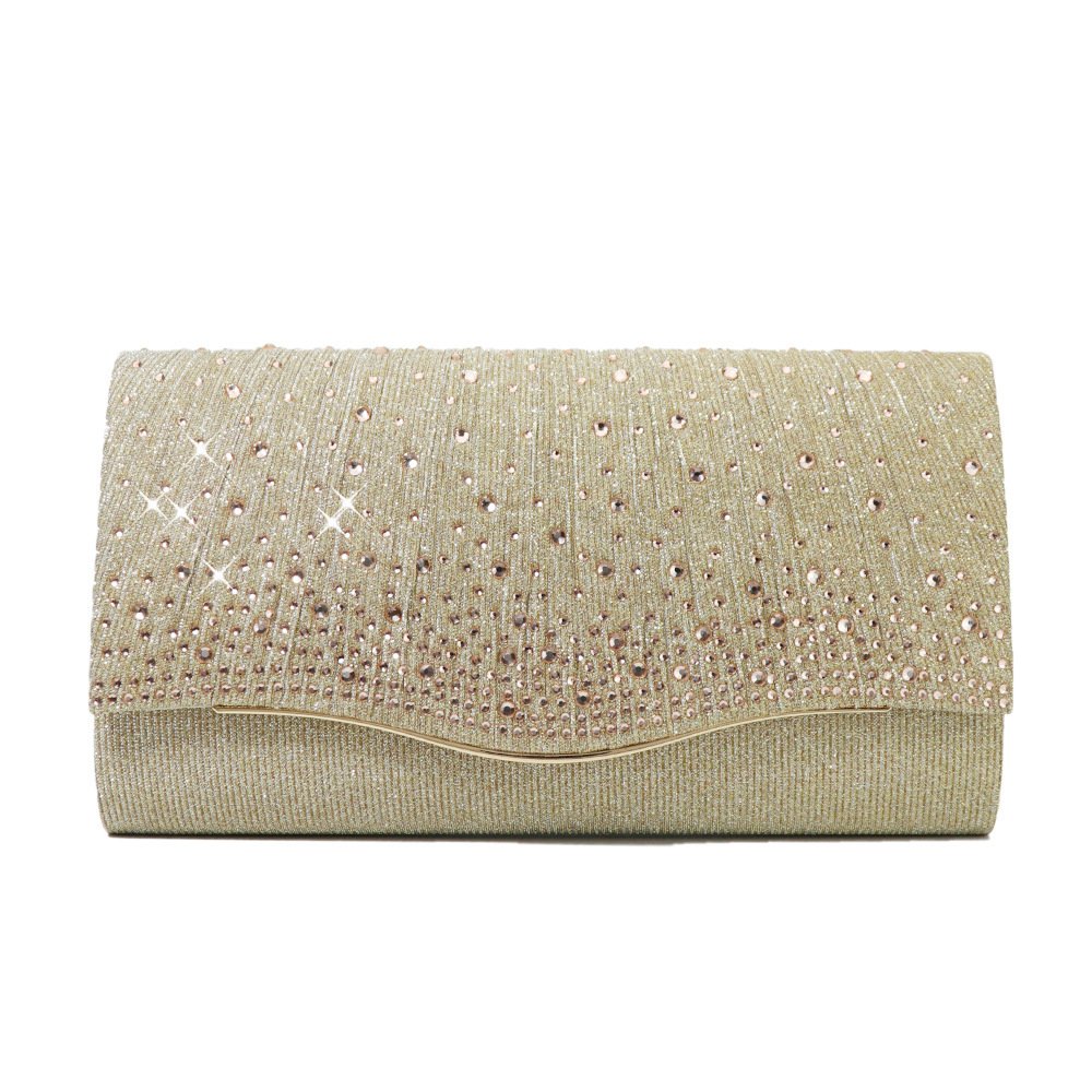 Dinner Clutch Women's New Rhinestone Diamond Dress Garment Bag Fashion Party Banquet - Image 10
