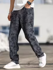 Men's Trendy Versatile Streetwear Denim Pants - Image 4