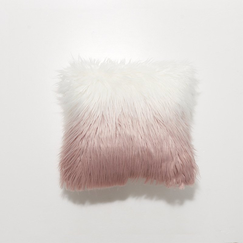 Nordic INS Style Gradual Color Wool Throw Pillow - Image 2