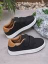 1 Pair Unisex Casual Hook And Loop Sneakers, Comfortable, Non-Slip, Versatile, Suitable For Outdoor, All Seasons - Image 12