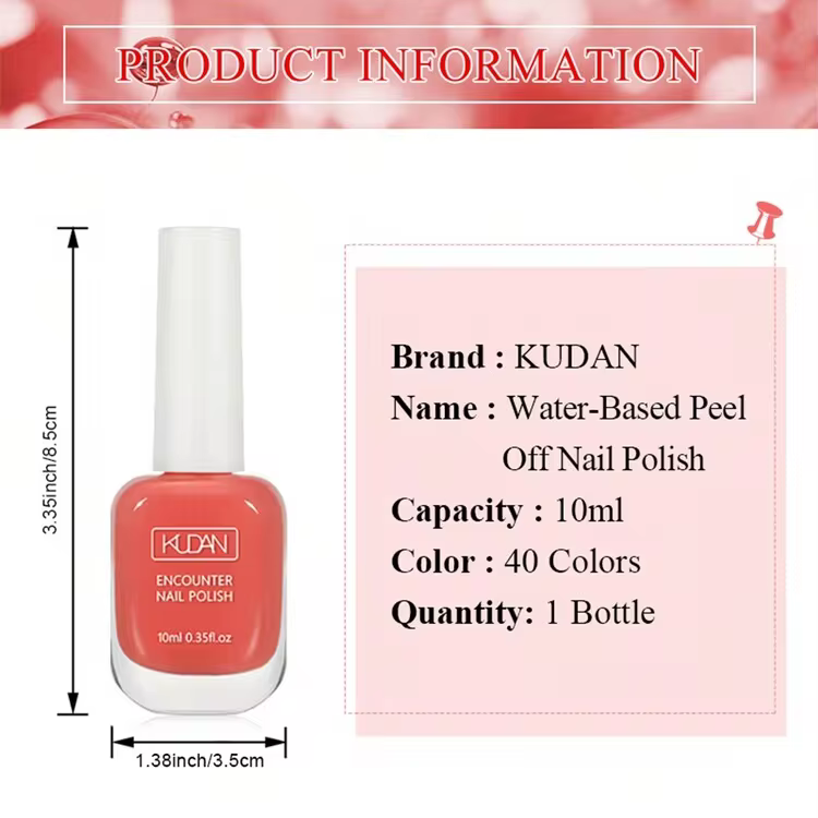 10ml Nail Polish - Quick Drying Nail Polish, Pinkish Black White Red Nail Polish, Glossy And Nail Polish For Nail Art Manicure At Home Salon Nails - Image 6