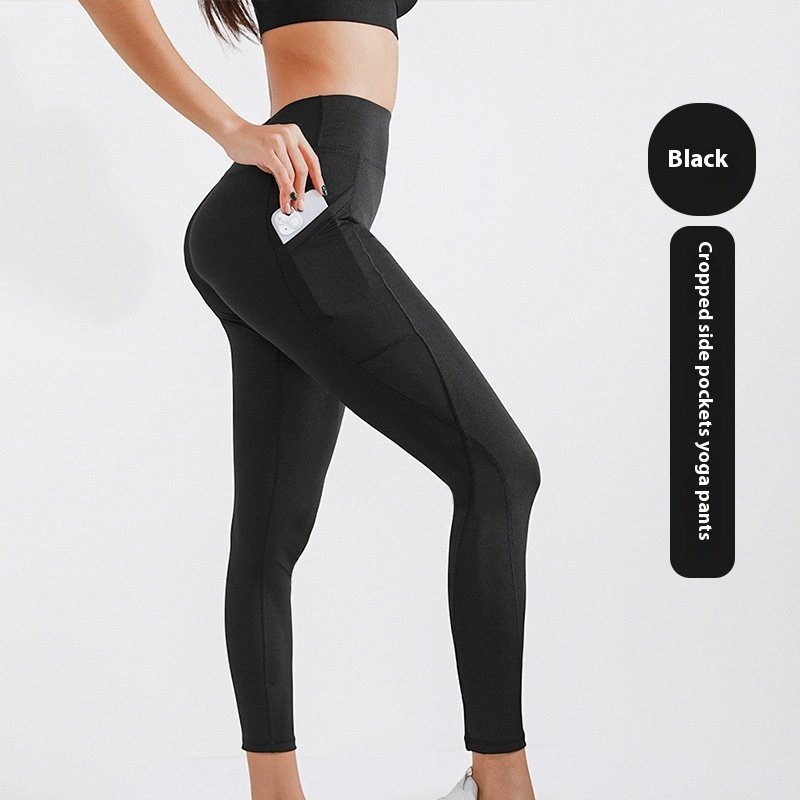 Yoga Pants Women's Sports Fitness Five-point Shark Pants - Image 7