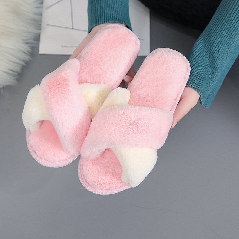 Plush cotton slippers - Image 7