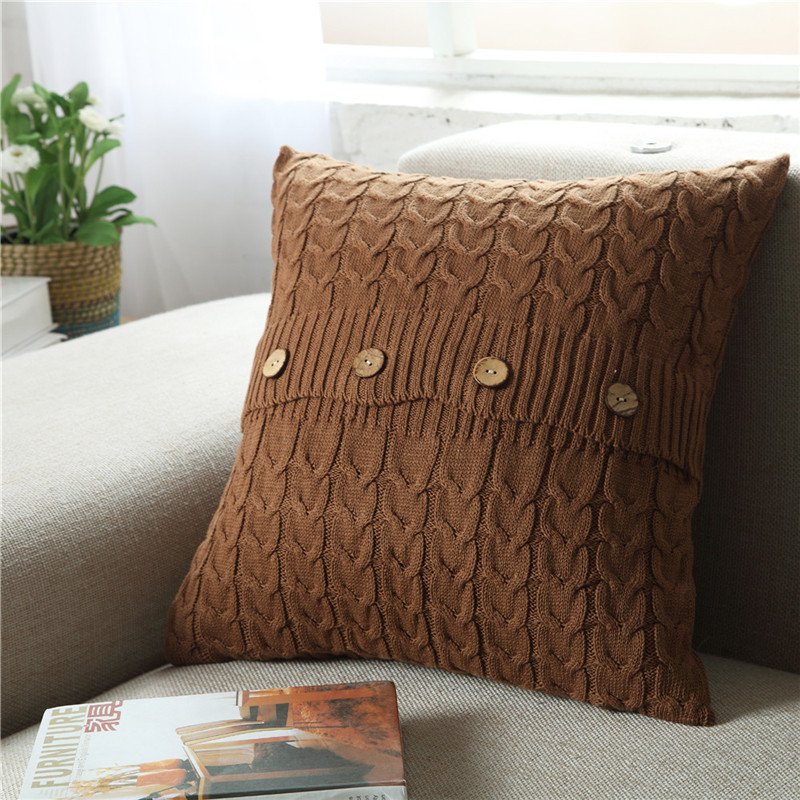 Woven Sofa Creative Nordic Simplicity Pillowcase - Image 10