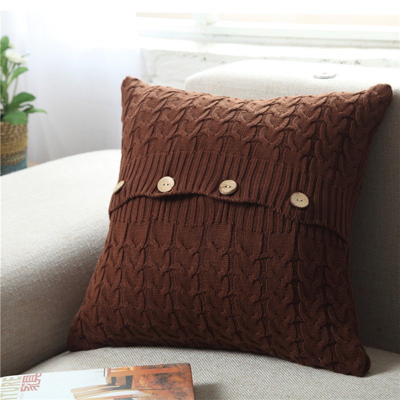 Woven Sofa Creative Nordic Simplicity Pillowcase - Image 3