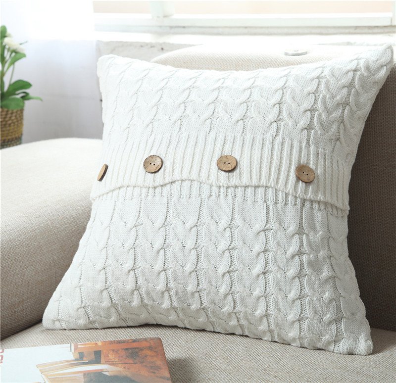 Woven Sofa Creative Nordic Simplicity Pillowcase - Image 4