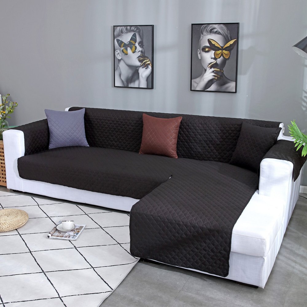 Cross-Border Hot-Selling Left And right Chaise Longue Universal Combination Sofa Cover Amazon With Integrated Waterproof Pet Sofa Cushion - Image 5