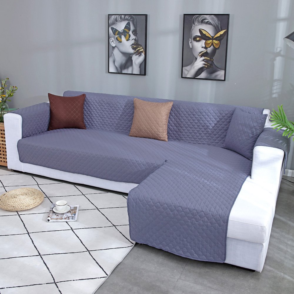 Cross-Border Hot-Selling Left And right Chaise Longue Universal Combination Sofa Cover Amazon With Integrated Waterproof Pet Sofa Cushion - Image 2